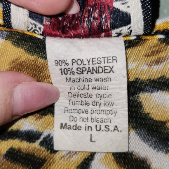 Cheetah mid-sleeve short stretchy dress/top - Used - Picture 4 of 4